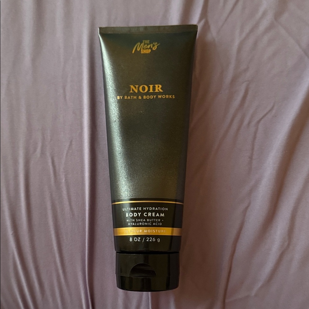 Bath & Body Works Noir Men's Body Cream - Black and Gold